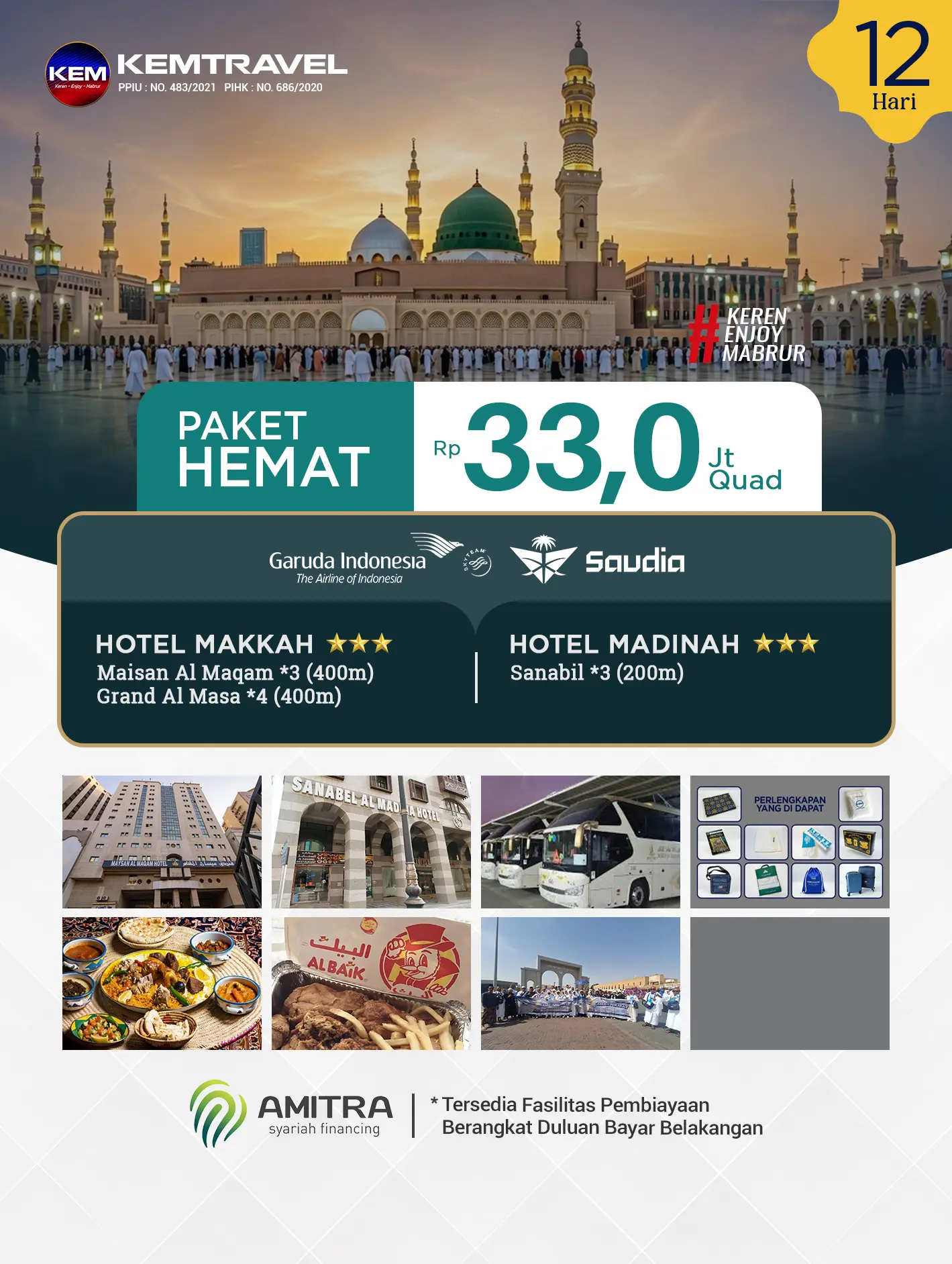 Paket Umrah Hemat 12 Hari
