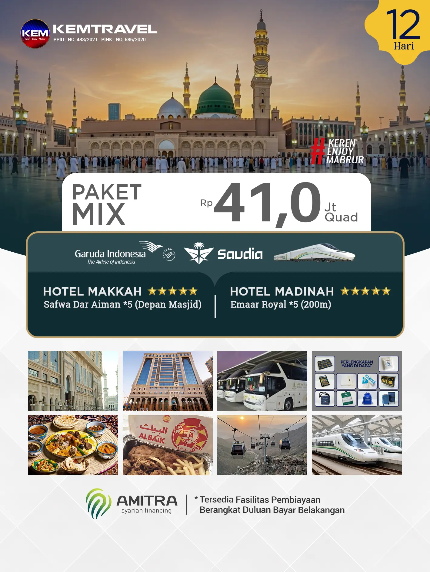 Paket Umrah Mix 12 Hari