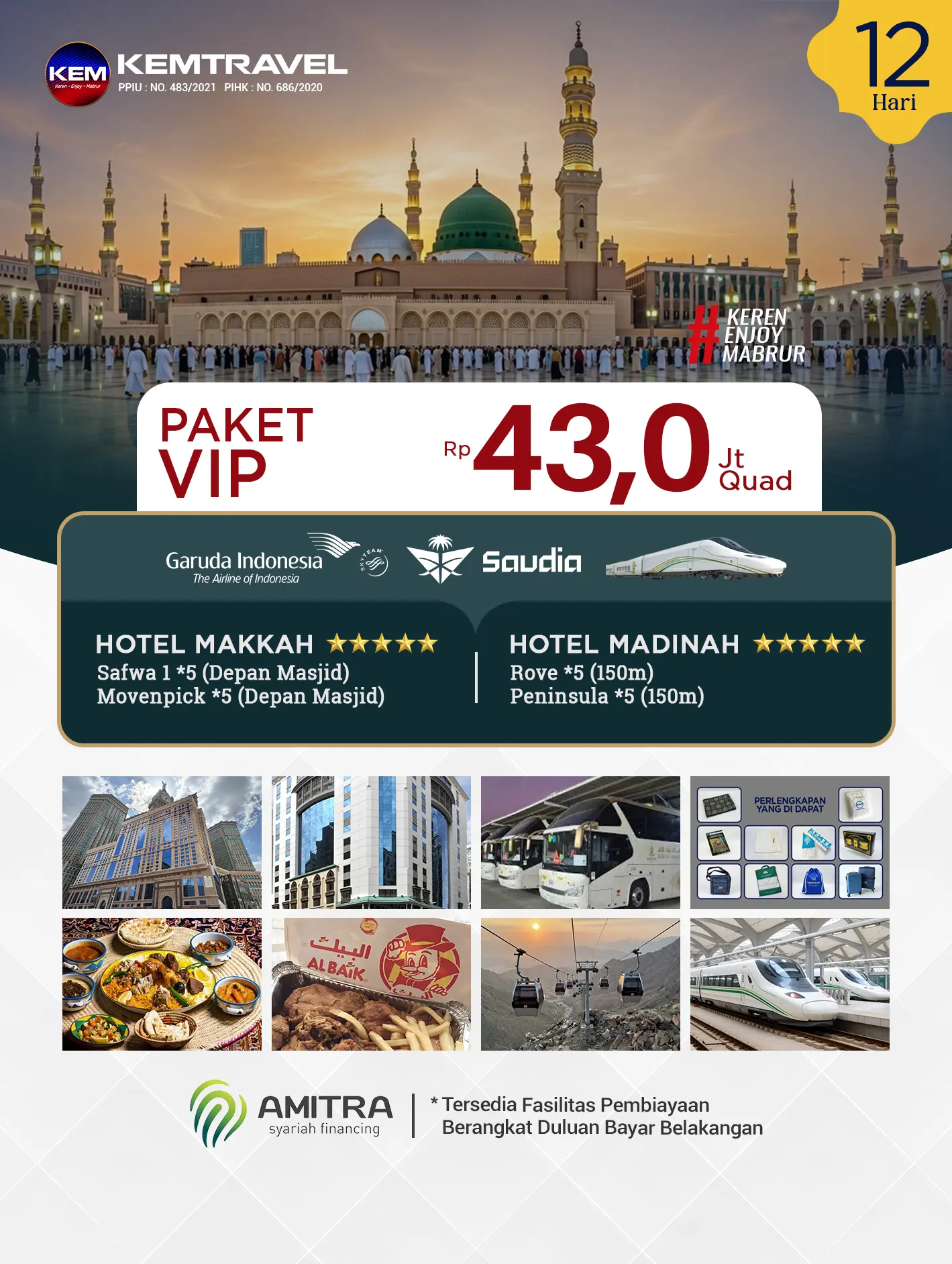 Paket Umrah VIP 12 Hari