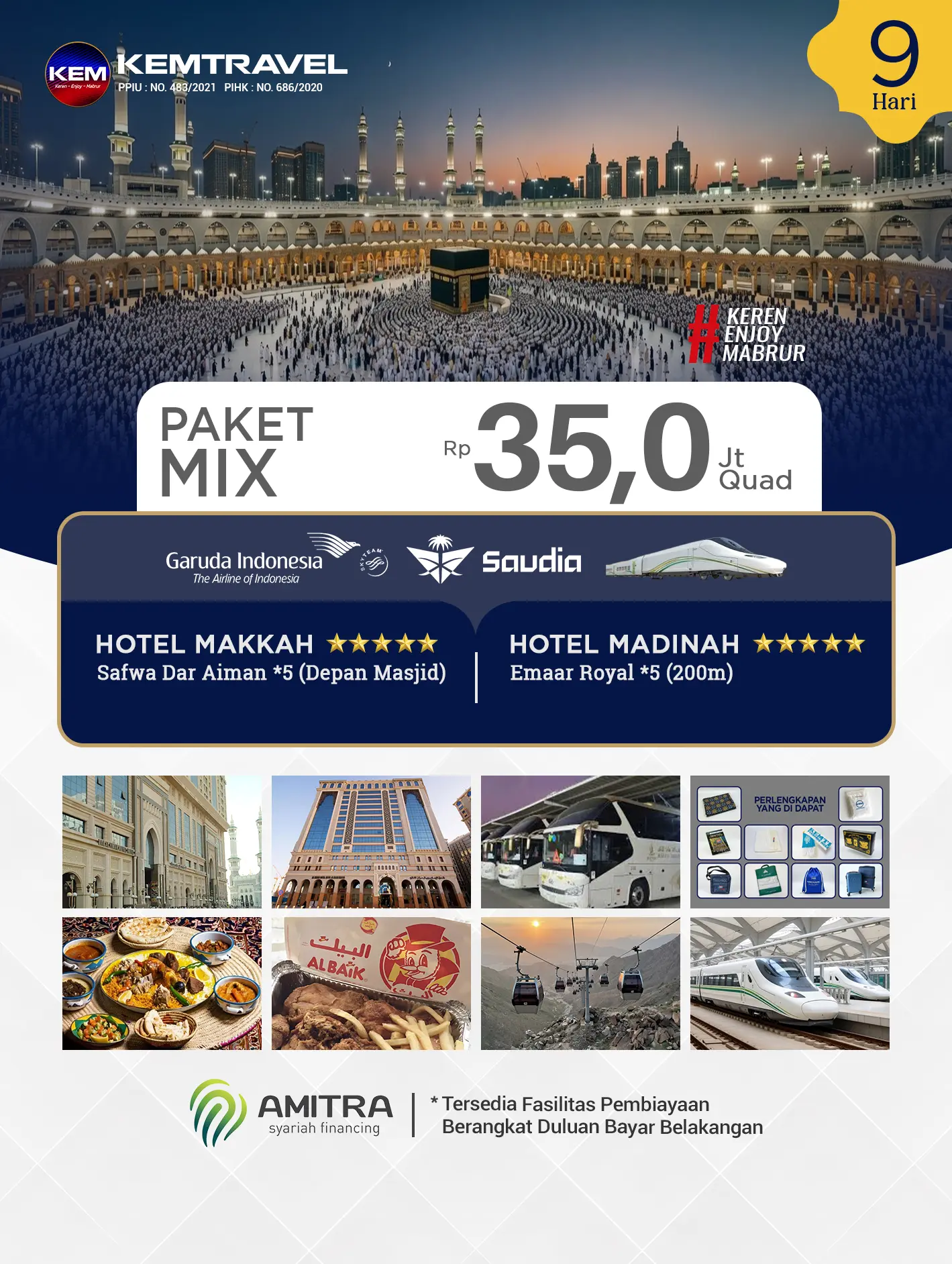 Paket Umrah Mix 9 Hari
